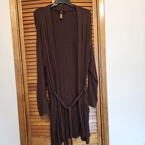 SKIMS Brown Cardigan Sweater